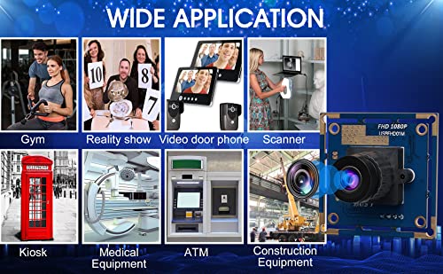 Módulo de cámara USB 1080P Gran Angular Alta Velocidad - Imagen 10