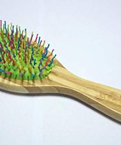 Cepillo de Bambú para Perro con Cerdas de Nailon y Masaje,