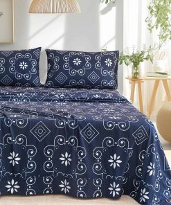 Juego de Sábanas de Franela Ramesses King - Microfibra de