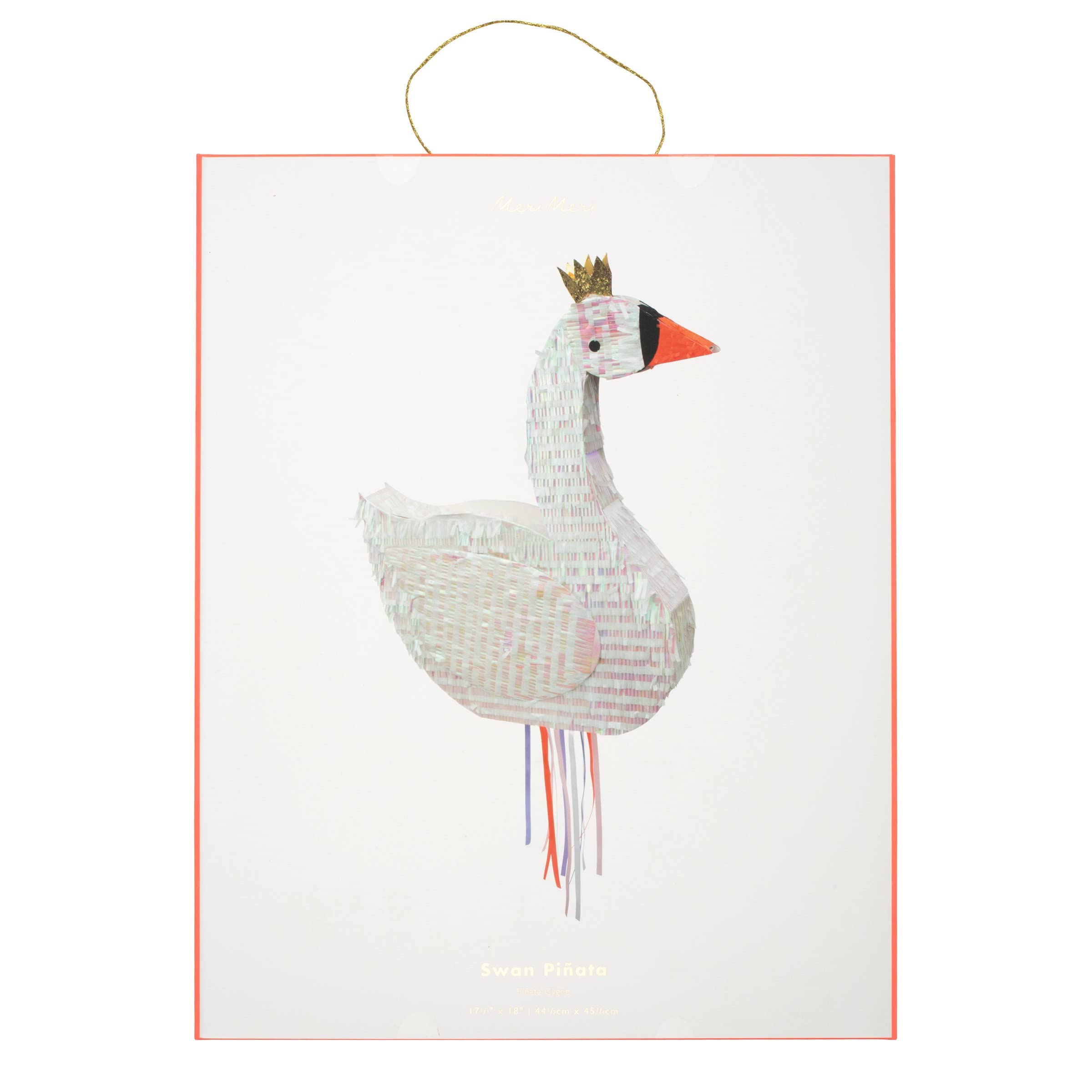 Piñata de Fiesta de Cisne Meri Meri (Paquete de 1) - Imagen 3