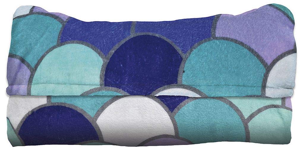 Saco de dormir con forma de cola de sirena de 74" x 33" con - Imagen 4