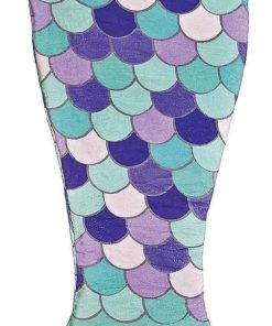 Saco de dormir con forma de cola de sirena de 74" x 33" con