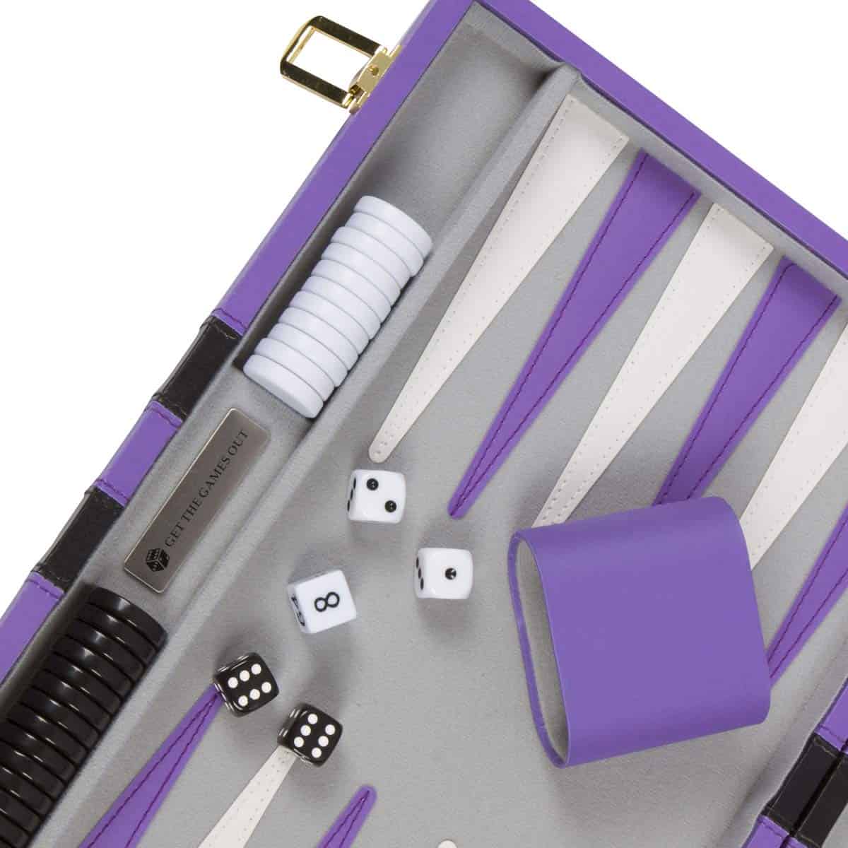 Set de Backgammon Get The Games Out - Estuche de Juego de - Imagen 8