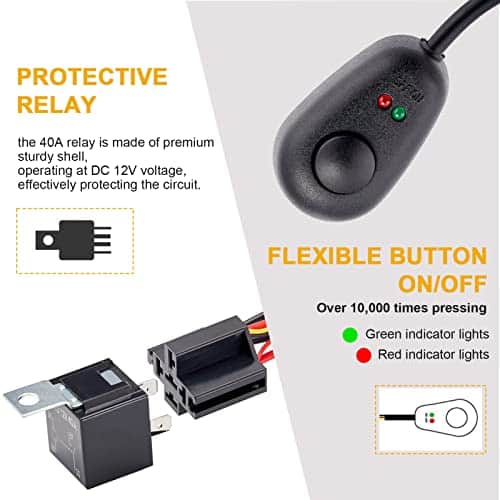 Barra de luz LED Dasen de 32" 180W y soportes de montaje de - Imagen 7