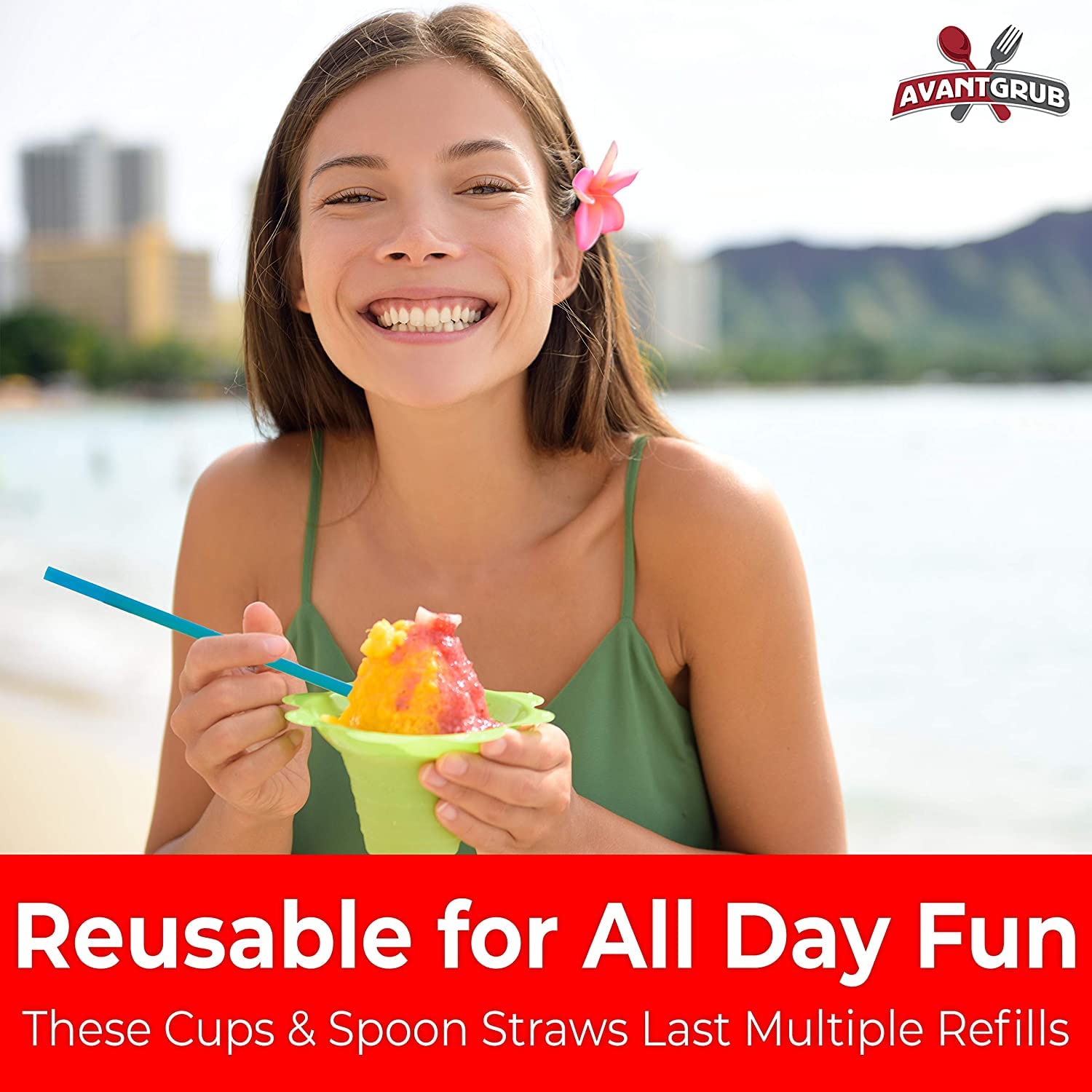 Vasos de Flores Reutilizables de 4oz con Diseño a Prueba de - Imagen 6