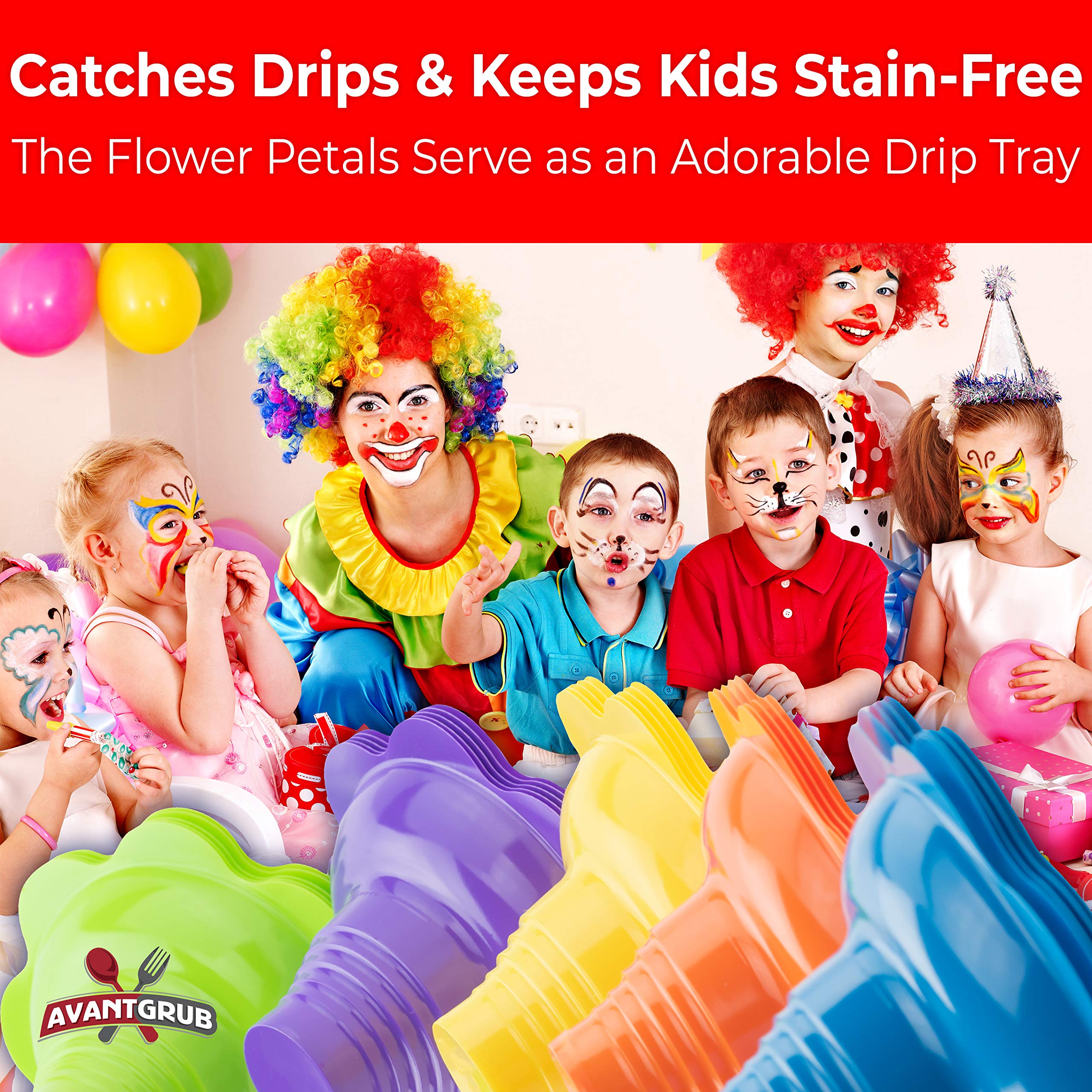 Vasos de Flores Reutilizables de 4oz con Diseño a Prueba de - Imagen 7