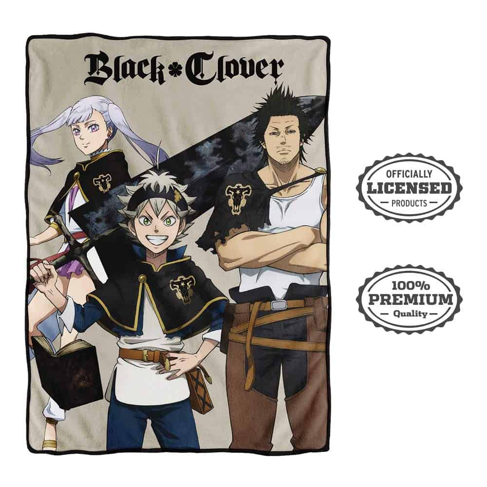 Manta de Black Clover de JUST FUNKY, Manta de Cama de - Imagen 9