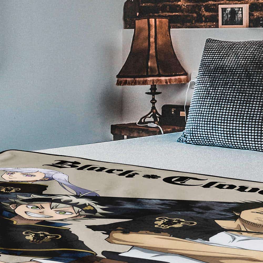 Manta de Black Clover de JUST FUNKY, Manta de Cama de - Imagen 3