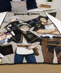 Manta de Black Clover de JUST FUNKY, Manta de Cama de