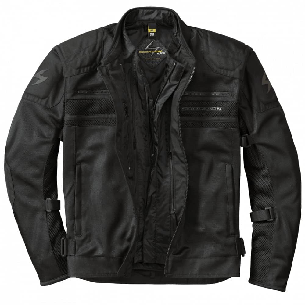 Chaqueta de malla Scorpion Vortex Air (XXX-Grande) (Negro)