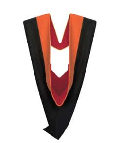 Capucha de Graduación de Maestría Cappe Diem NARANJA: