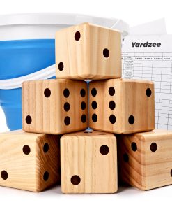 Set de Dados Gigantes de Madera de 3.5" de Ropoda para