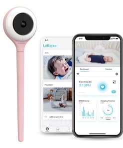 Monitor de bebé Lollipop (Algodón de azúcar) - Cámara