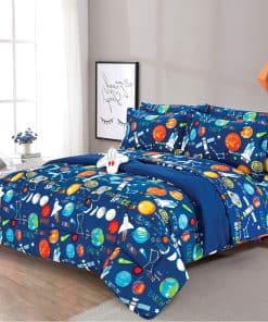 Sapphire Home Juego de Ropa de Cama de 6 Piezas con Tema
