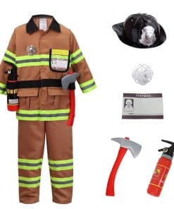 Disfraz de Bombero Tan para Niños y Niñas, Vestimenta de