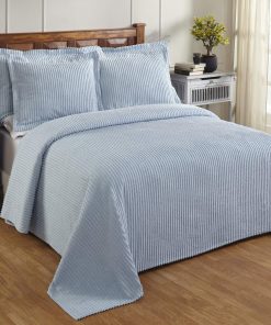 Colcha King Size azul Better Trends, 100% algodón acolchado