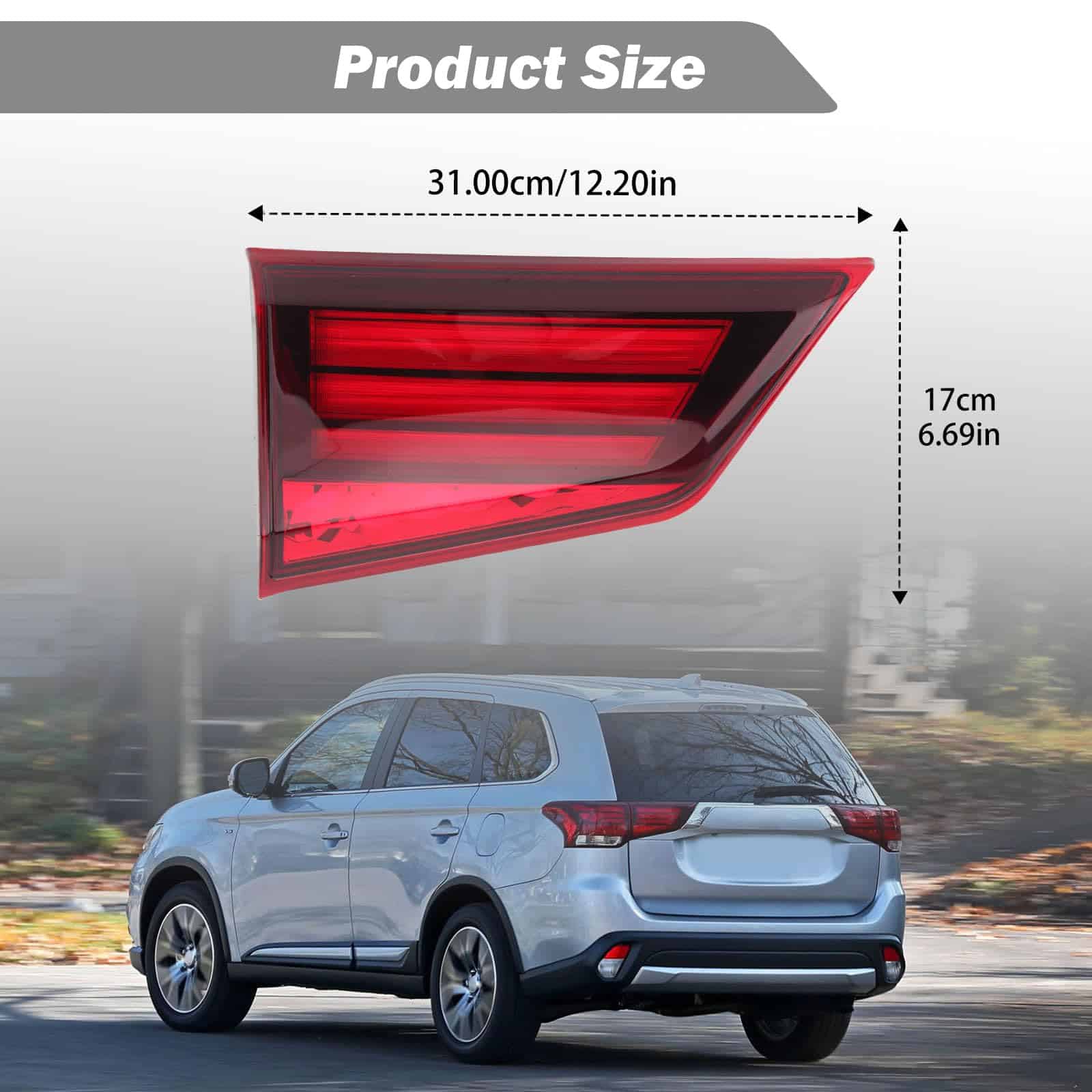 Clidr Lámpara de luz trasera LED Interior 8331A185 Genérica - Imagen 7