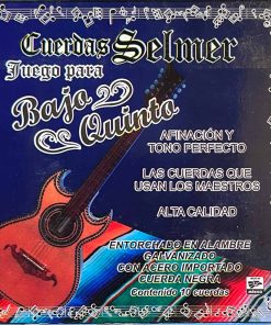 Cuerdas Selmer Bajo Quinto Strings (Negro)
