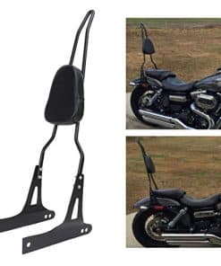 AUFER Respaldo Desmontable Negro Para Pasajero Sissy Bar