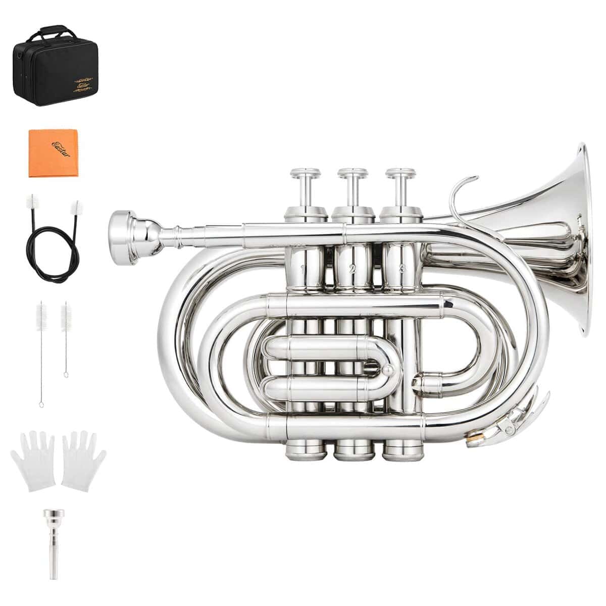 Trompeta de Bolsillo Eastar Si Bemol para Principiantes