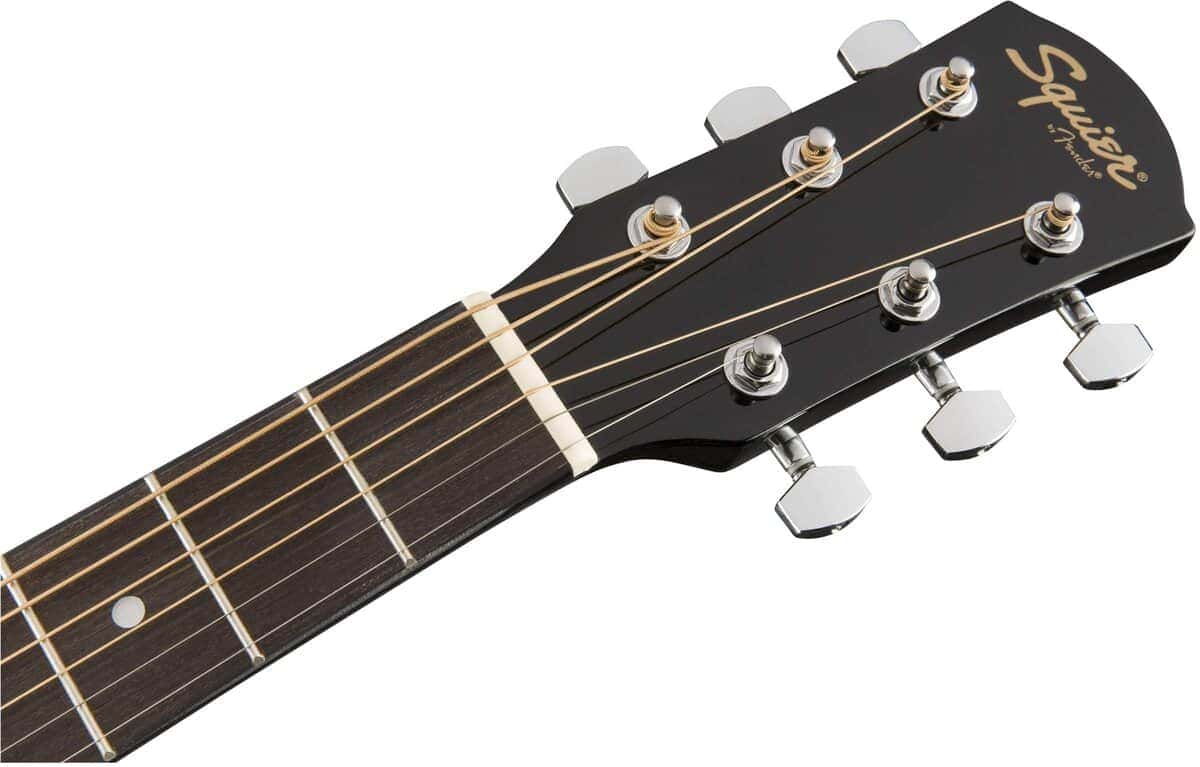 Guitarra Acústica Fender Squier Dreadnought - Paquete Negro - Imagen 8