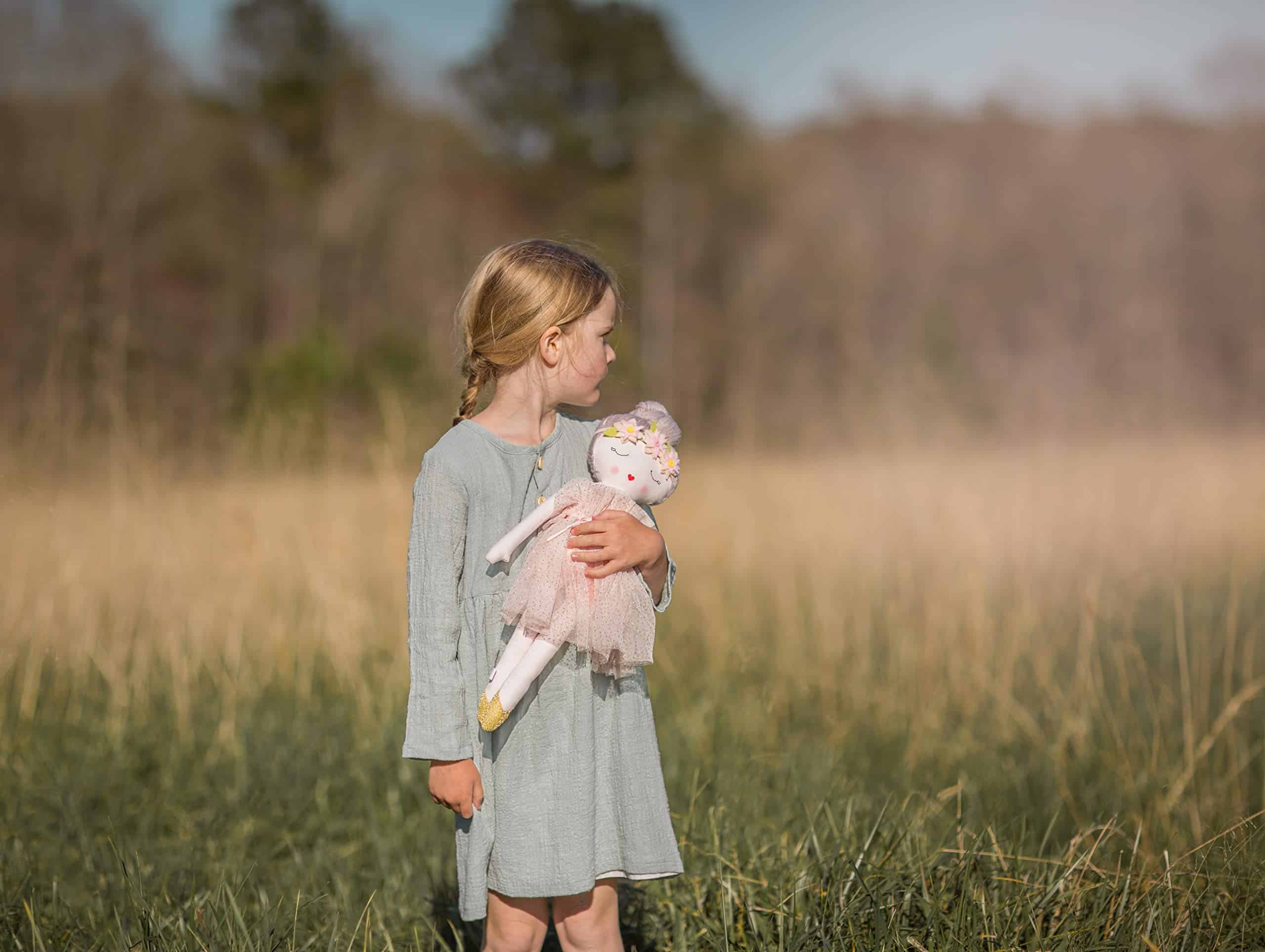 Muñeca de peluche Hearts of Yarn Madeleine Ballerina para - Imagen 6