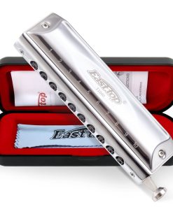 Armónica Cromática en Do, 10 Hoyos 40 Tonos Profesional por