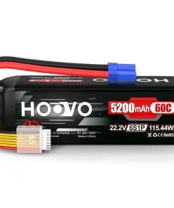Batería de LiPo HOOVO 6S 5200mAh 22.2V 60C con Enchufe EC5
