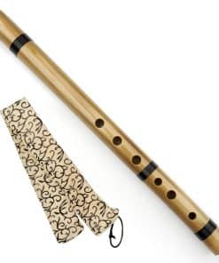 Flauta de Bambú Vertical Clarinete Indio Quena en G Key