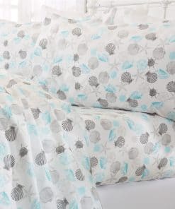 Juego de sábanas de microfibra para cama queen de 4 piezas