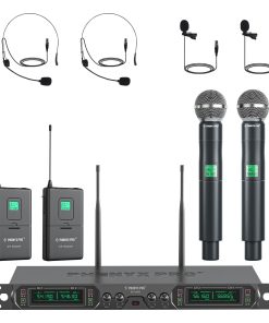 Sistema de Micrófono Inalámbrico Phenyx -Negro