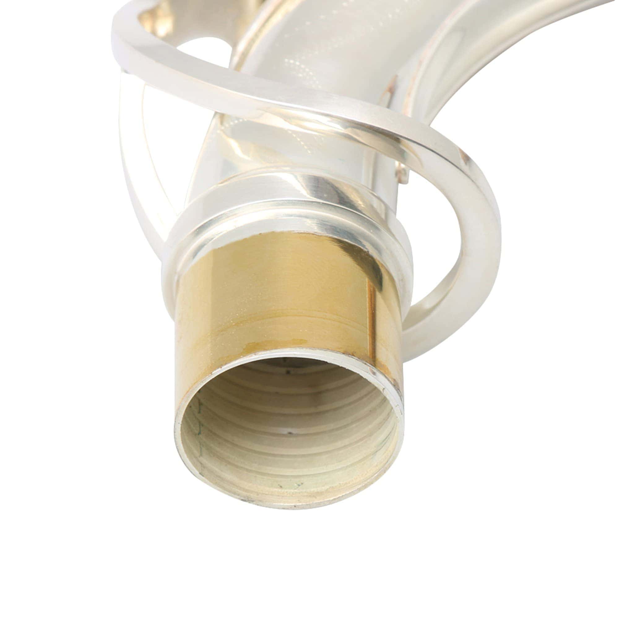 BQLZR Codo Curvado de 24.5mm de Diámetro Plateado en Latón - Imagen 6