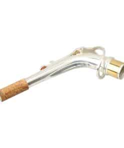 BQLZR Codo Curvado de 24.5mm de Diámetro Plateado en Latón