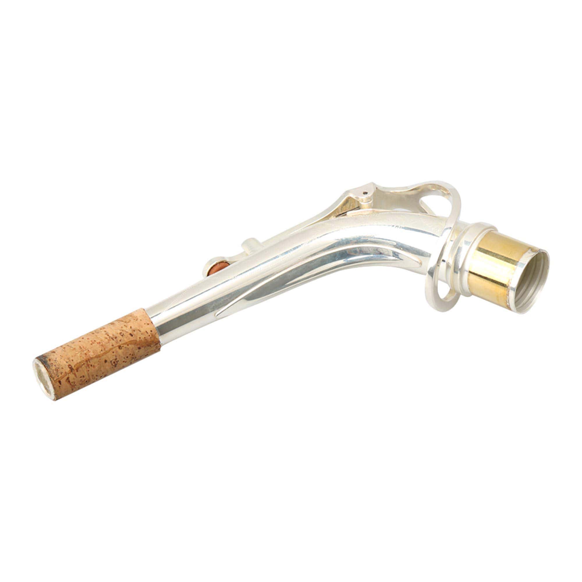 BQLZR Codo Curvado de 24.5mm de Diámetro Plateado en Latón