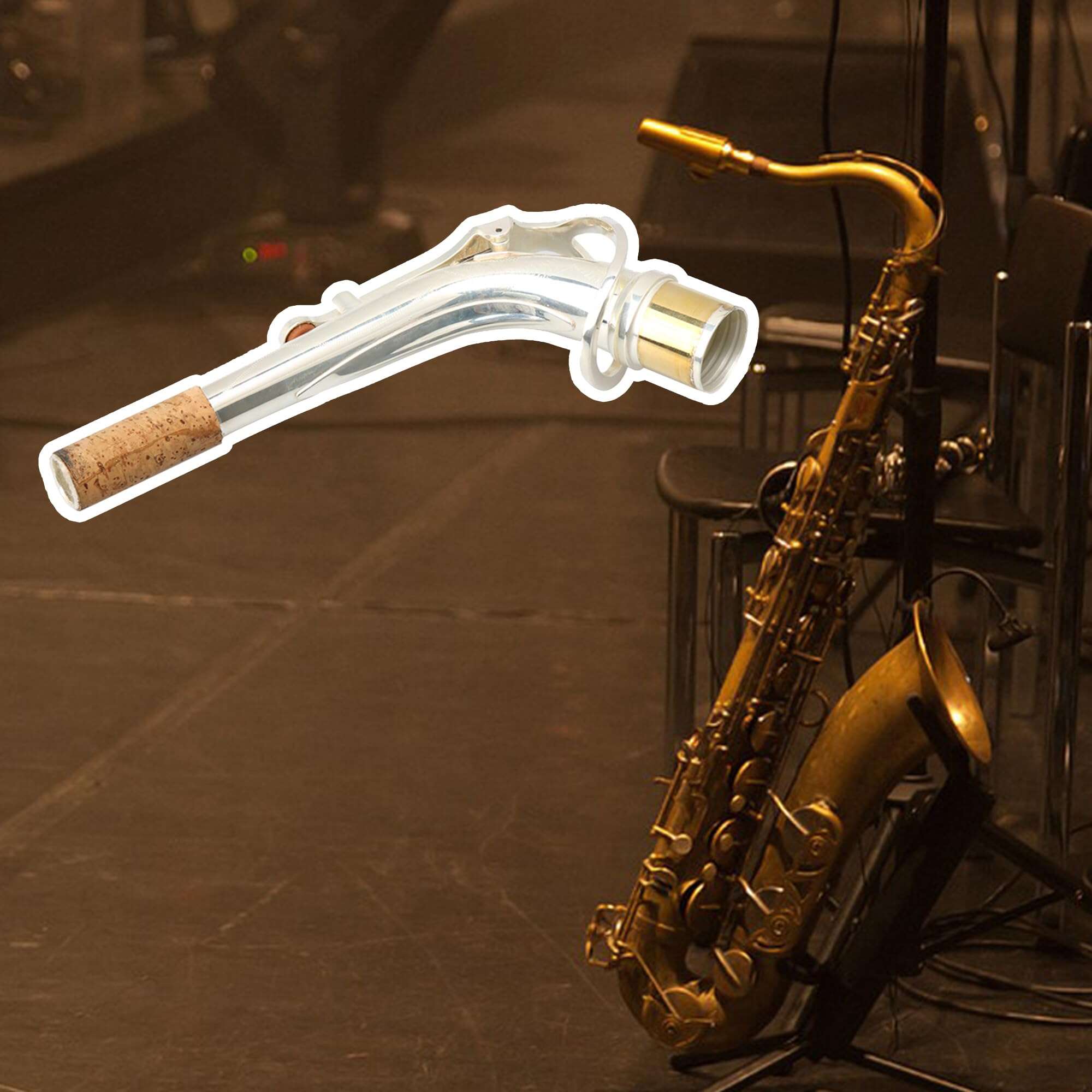 BQLZR Codo Curvado de 24.5mm de Diámetro Plateado en Latón - Imagen 7