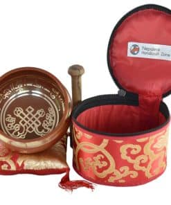 Conjunto de Cuenco Cantante con palo y cojín gratis por