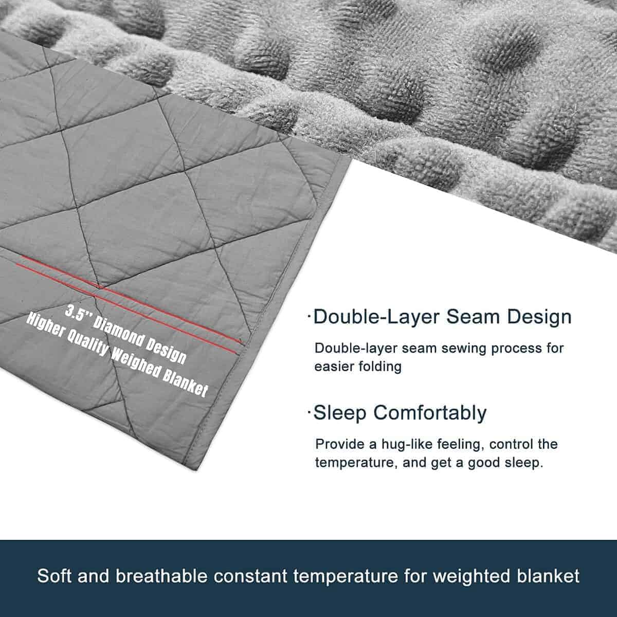 Manta con Peso MAXTID para Niños 3lb 36"x48" Algodón y - Imagen 7