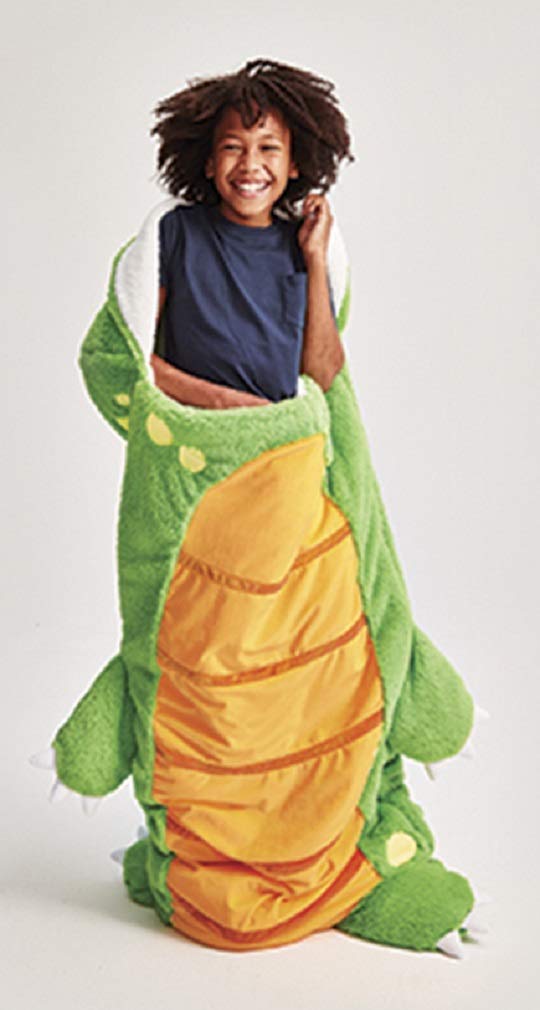 iscream Dinosaur Buddy 73" x 25" Saco de Dormir de Felpa - Imagen 6