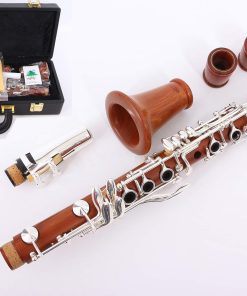 Yinfente Clarinete Cuerpo de Clarinete de Madera de Palo de