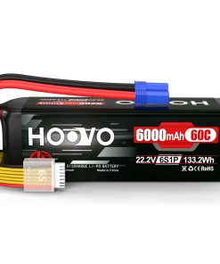 Batería LiPo HOOVO 22.2V 6000mAh 60C 6S con Enchufe EC5
