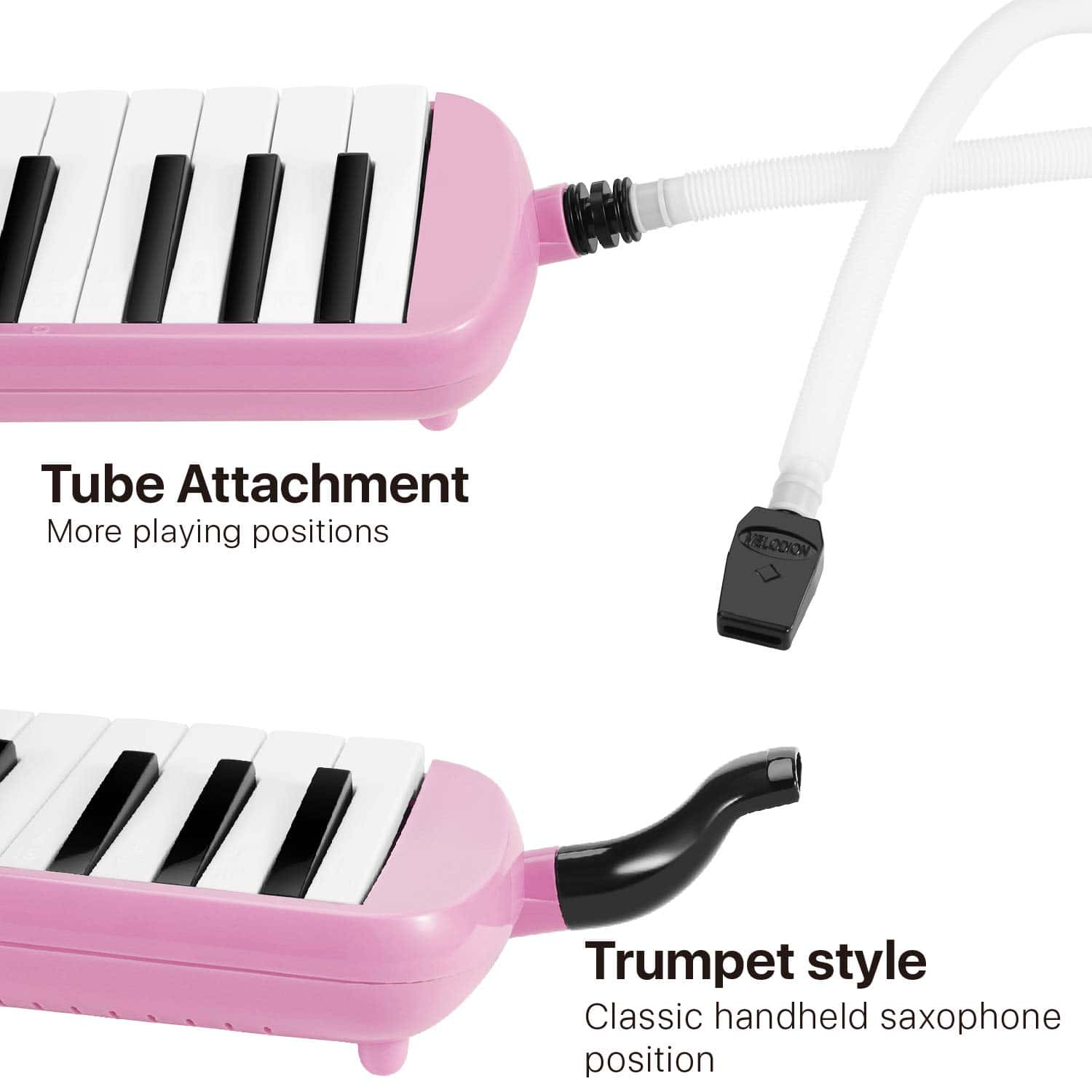 Melódica Flexzion de 32 Teclas (Rosa) Pianica Teclado de - Imagen 4