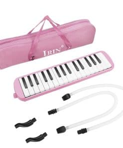 Melódica Flexzion de 32 Teclas (Rosa) Pianica Teclado de