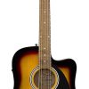 Guitarra Acústica Eléctrica Fender FA-125CE Dreadnought,