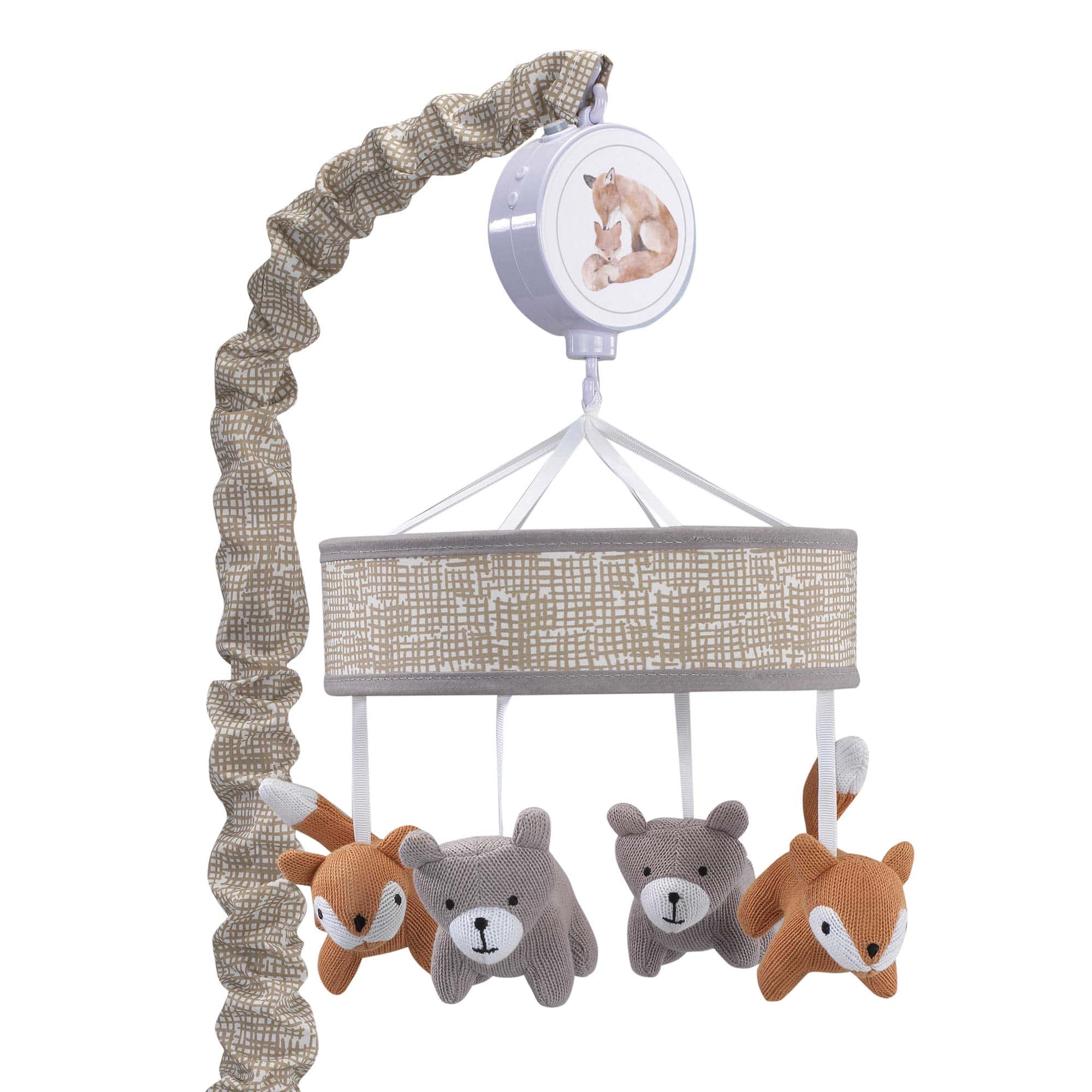 Móvil Musical de Cuna para Bebé Lambs & Ivy Painted Forest