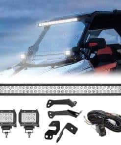 Barra de luz recta Dasen de 32" 18W con 4" LED Pod para