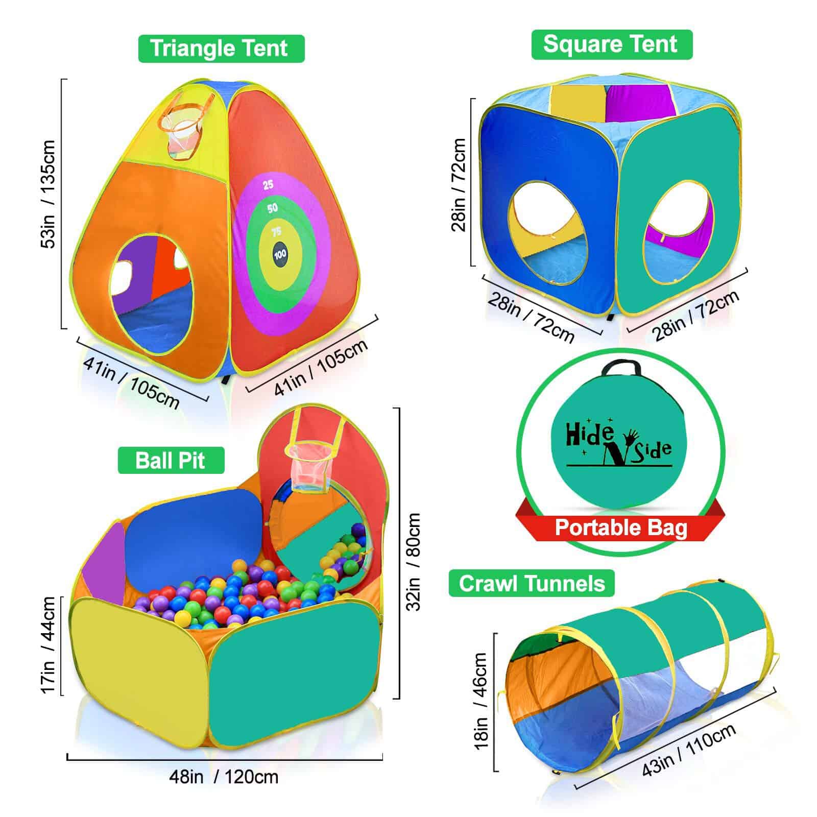 Regalo para niños y niñas pequeños, Pozo de Pelotas, Tienda - Imagen 6