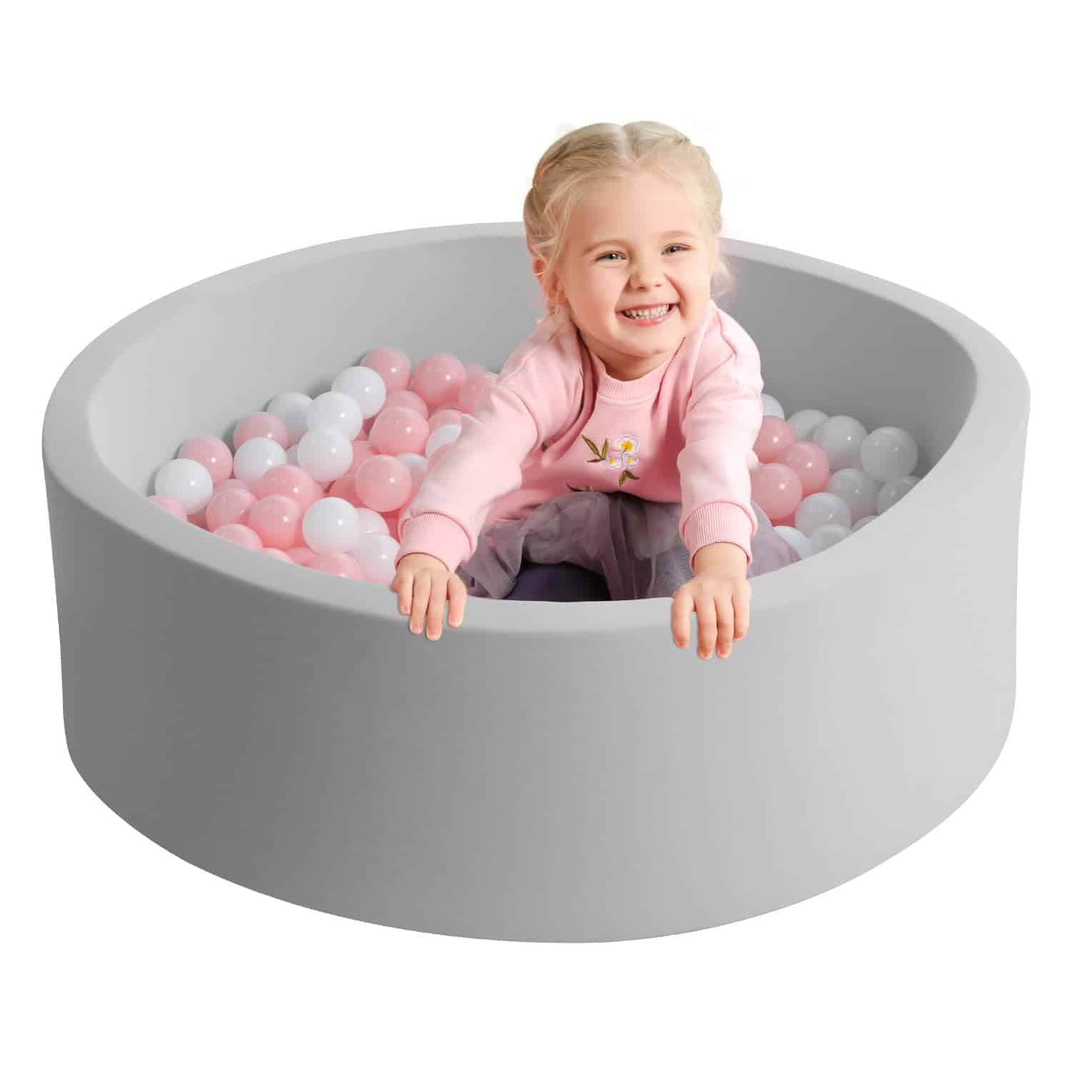 TRENDBOX Soft Memory Foam Ball Pit Sponge Indoor Round Ball