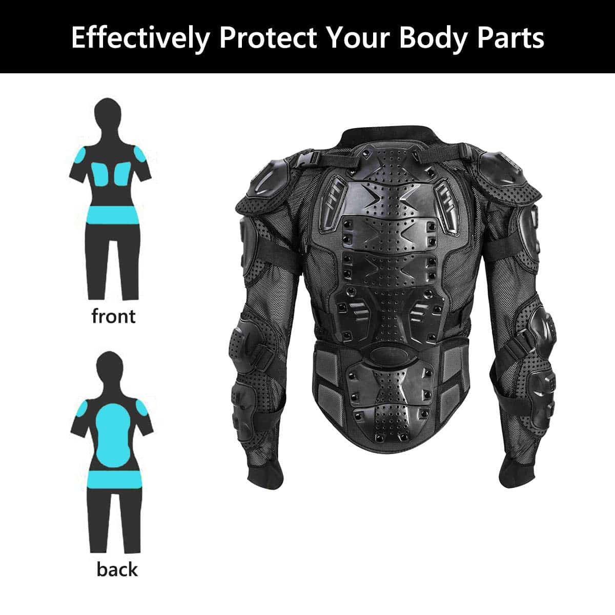Chaqueta Protectora de Motocicleta para Hombres y Mujeres - Imagen 3