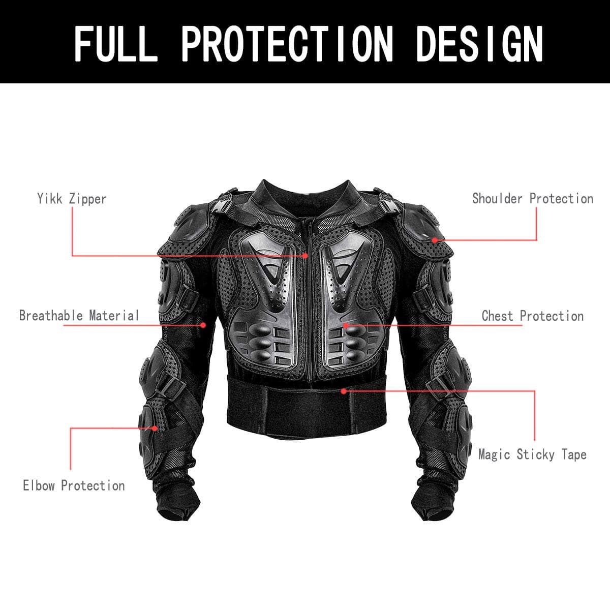 Chaqueta Protectora de Motocicleta para Hombres y Mujeres - Imagen 4