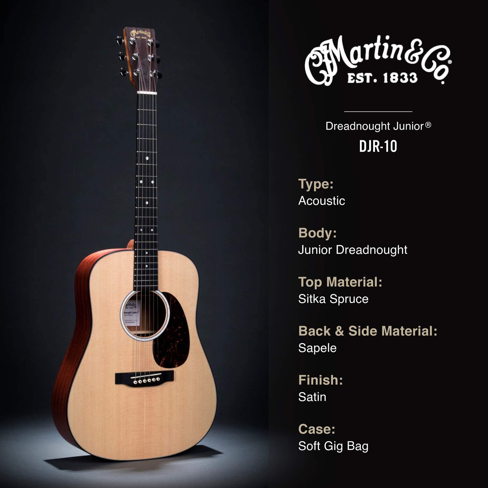 Martin D Jr-10 - Natural Spruce - Imagen 6